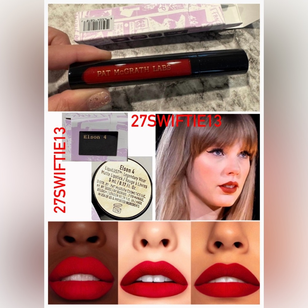 *ELSON 4*PAT McGRATH LABS LiquiLUST: Legendary Wear Matte Lipstick-Taylor Swift